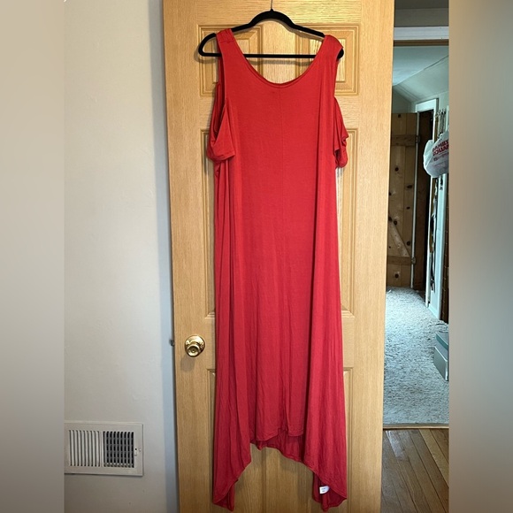 Lane Bryant Maxi Cold Shoulder Dress - Picture 1 of 10